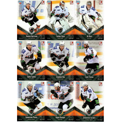 ЛЕВ ПОПРАД (Словакия) комплект 27 карточек 2011-2012 SeReal КХЛ 4 сезон.