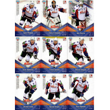 МЕТАЛЛУРГ (Магнитогорск) комплект 28 карточек 2011-2012 SeReal КХЛ 4 сезон.