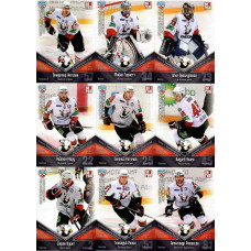 ТРАКТОР (Челябинск)  комплект 25 карточек 2011-2012 SeReal КХЛ 4 сезон.