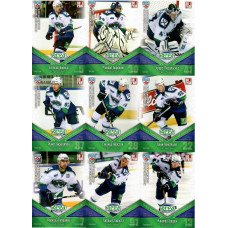 ЮГРА (Ханты-Мансийск) комплект 24 карточки 2011-12 SeReal КХЛ 4 сезон.