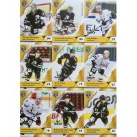 ТРАКТОР (Челябинск) комплект 18 карточек 2018-19 SeReal КХЛ 11 сезон.