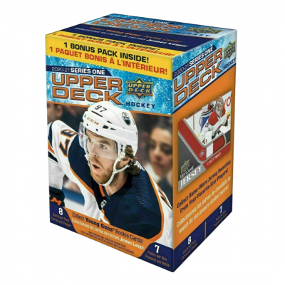 1 блок (7 пакетиков) по коллекции 2020-21 UD Series One Blaster Box